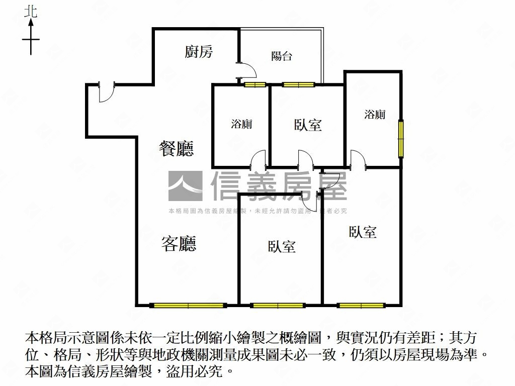 近南站｜東都次頂３房平車房屋室內格局與周邊環境