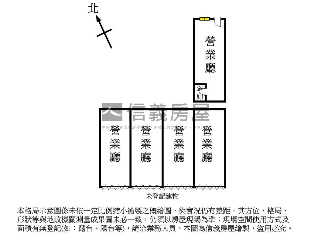一中商圈大面寬收租金雞母房屋室內格局與周邊環境