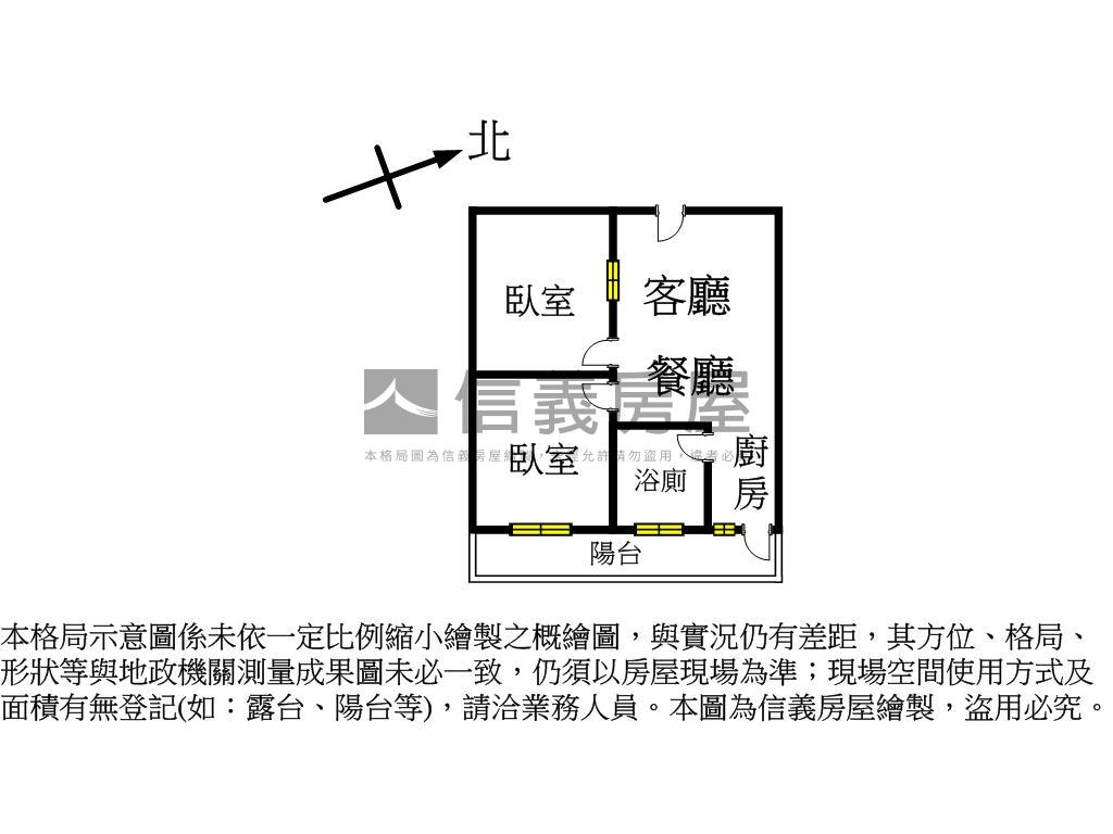 夏日陽光兩房平車房屋室內格局與周邊環境