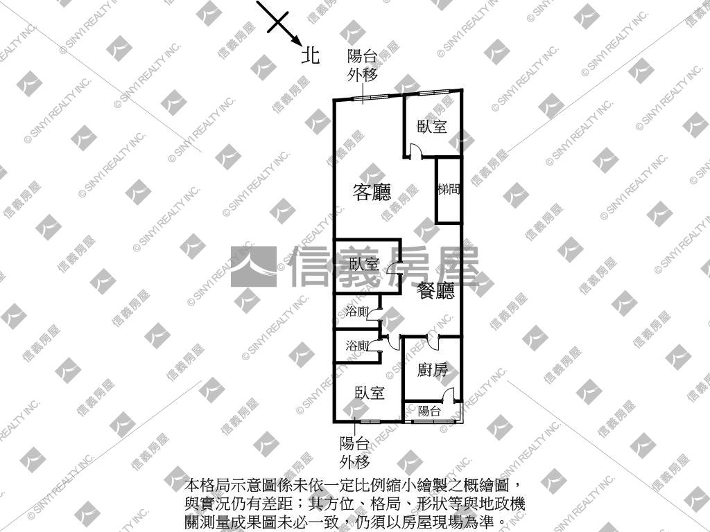 蘆洲捷運仁愛三樓房屋室內格局與周邊環境