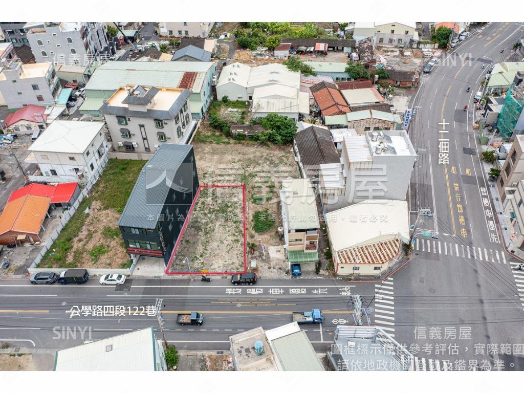 十二佃面寬約１４米５土地房屋室內格局與周邊環境