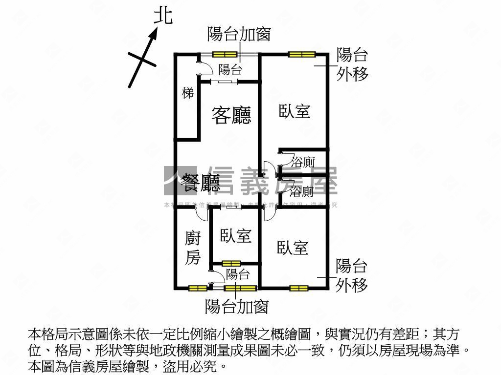 近北市首購成家二樓房屋室內格局與周邊環境