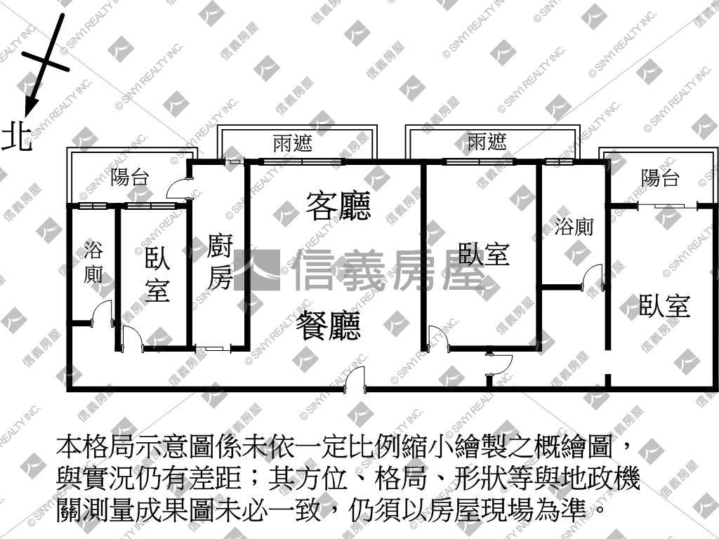 龍年大吉二重重劃區大三房房屋室內格局與周邊環境