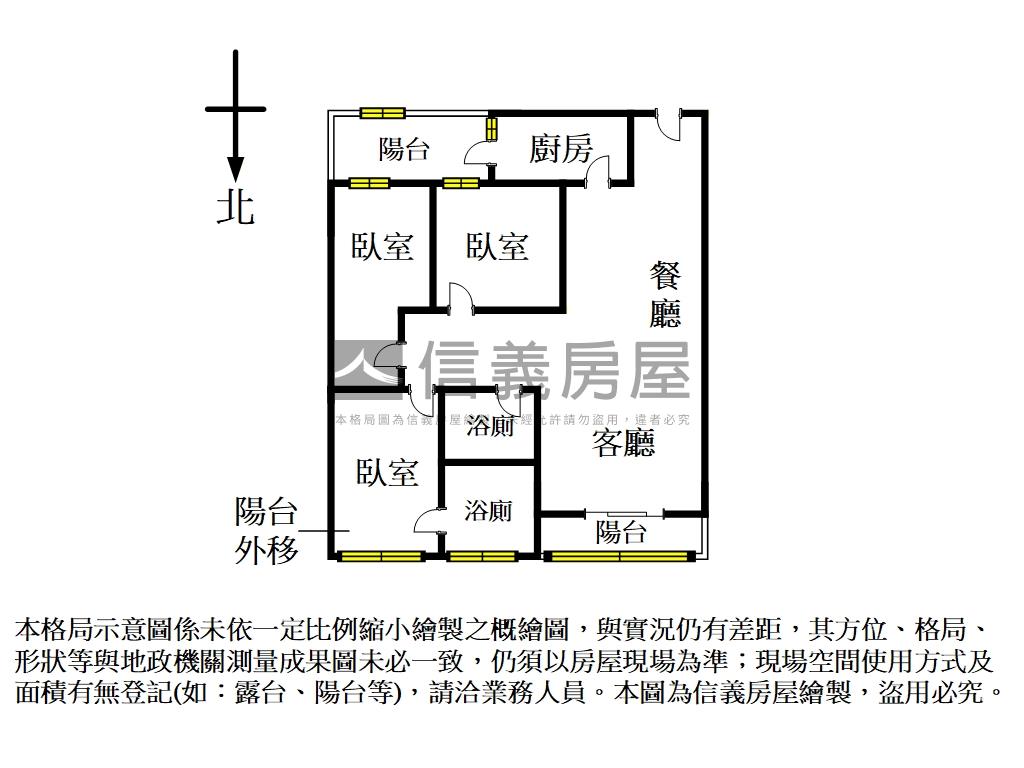 龍城綠境三房車位房屋室內格局與周邊環境