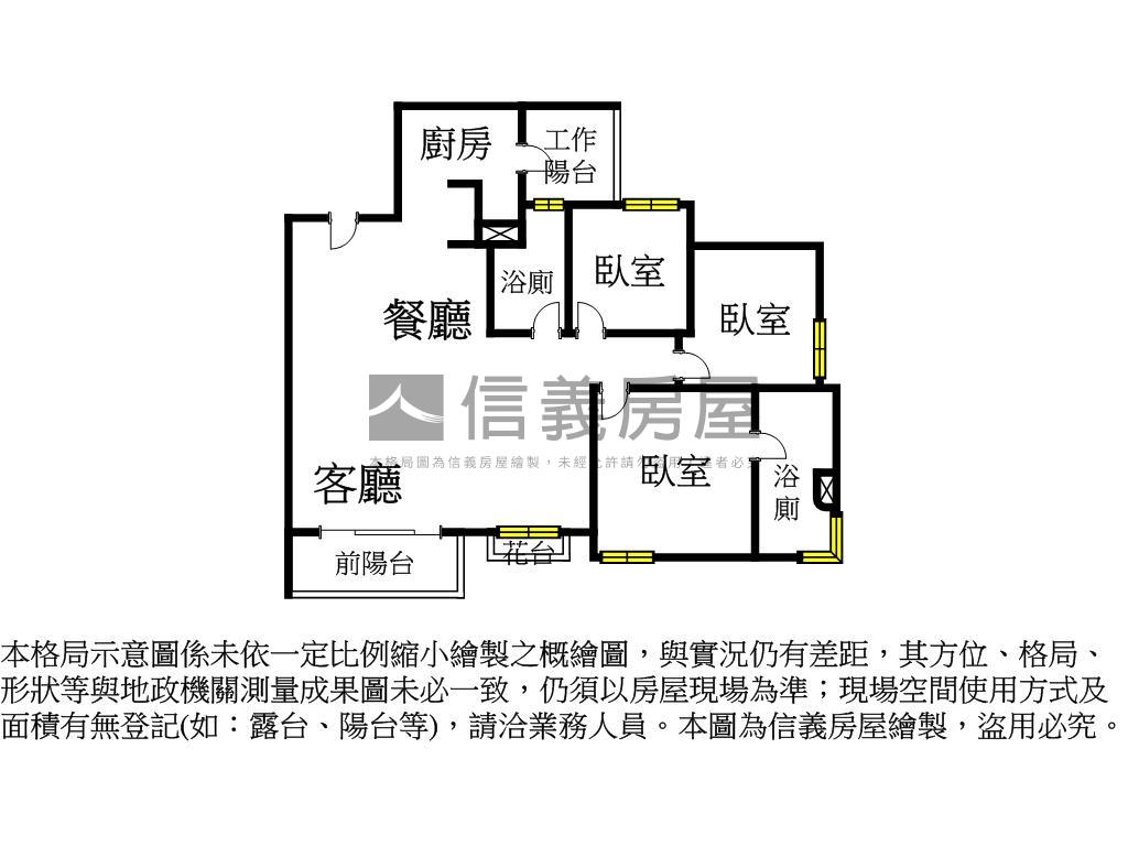 嘉磐惠文大三房高樓平車房屋室內格局與周邊環境