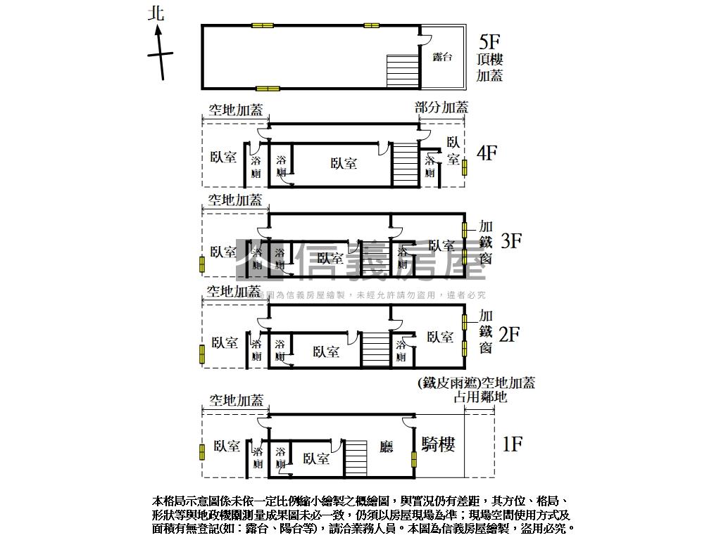 中正近秀傳收租透天房屋室內格局與周邊環境