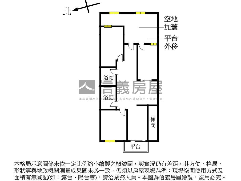 化成路昌庫一樓平面車位房屋室內格局與周邊環境