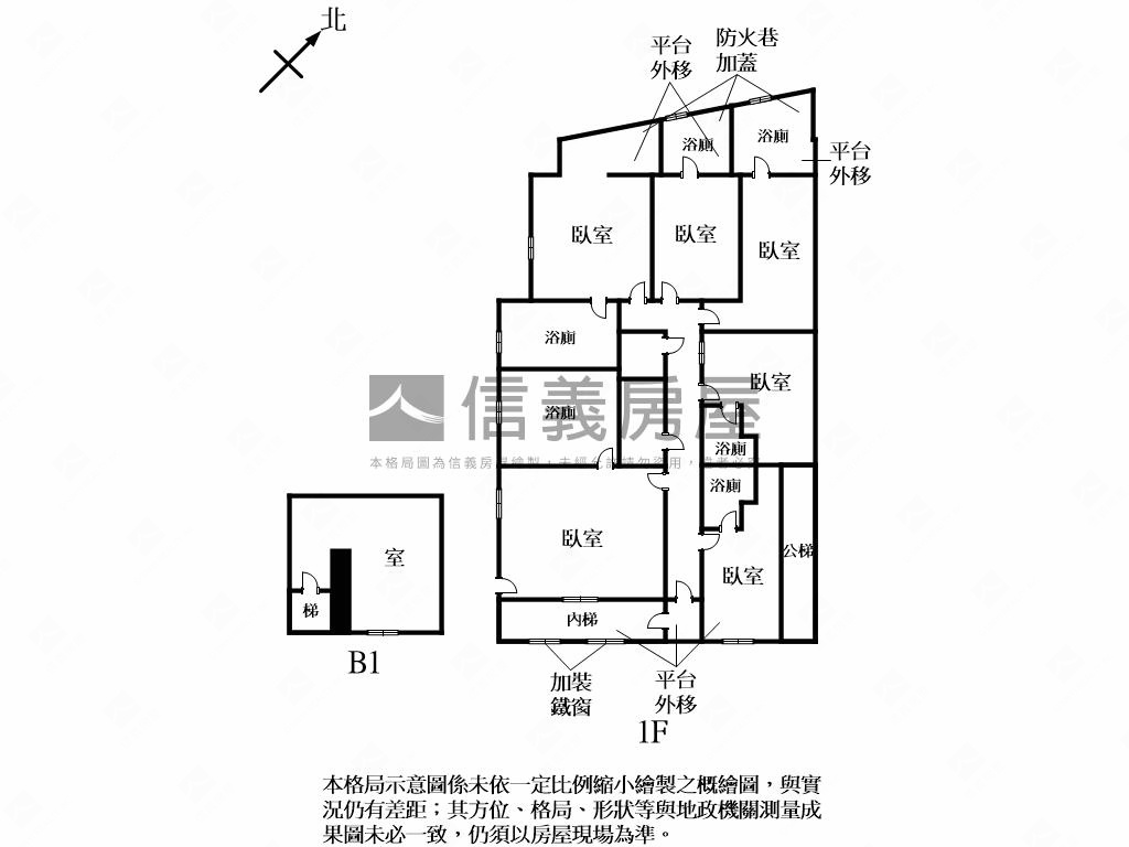 林口街一樓收租金雞母房屋室內格局與周邊環境