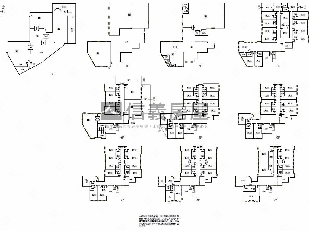 中正路整棟商旅房屋室內格局與周邊環境