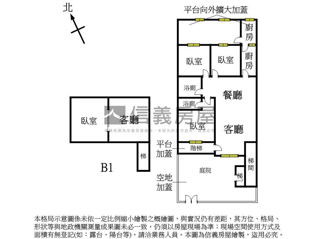崇光新村．稀有一樓房屋室內格局與周邊環境
