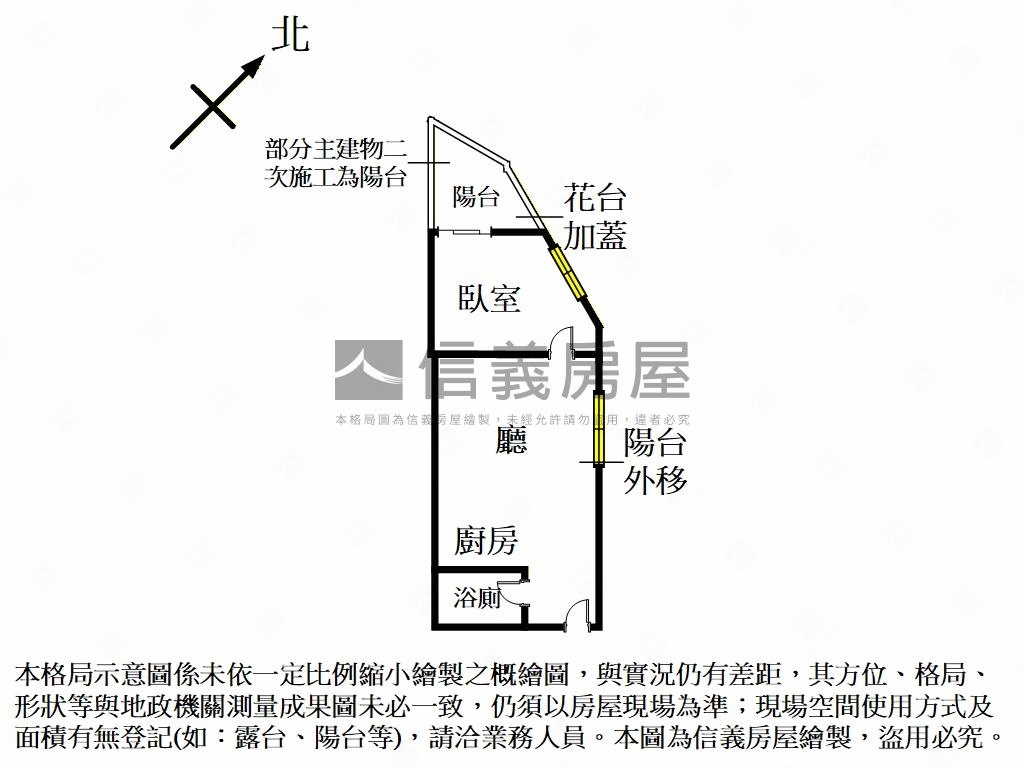 光華便利邊間獨層獨戶美屋房屋室內格局與周邊環境