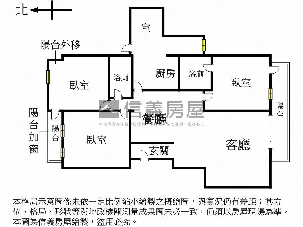 近小南門大３房空間房屋室內格局與周邊環境