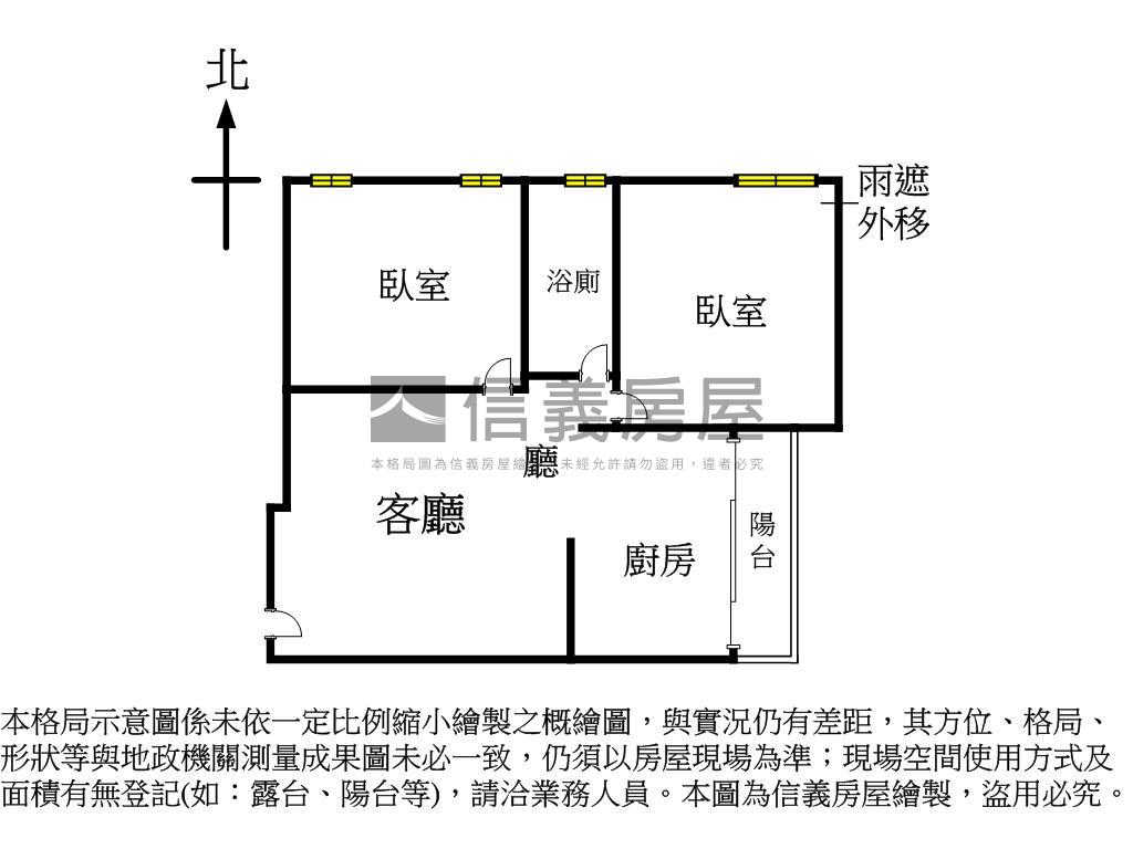 專任●興大旁簡約裝潢兩房房屋室內格局與周邊環境