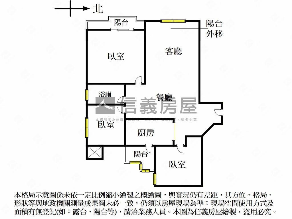 聖塔柔情成家三房房屋室內格局與周邊環境