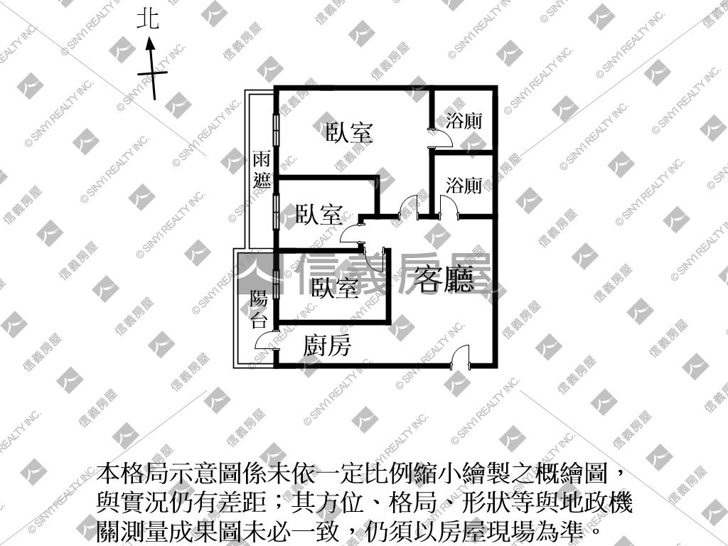 市政阿曼看花園三房車位房屋室內格局與周邊環境