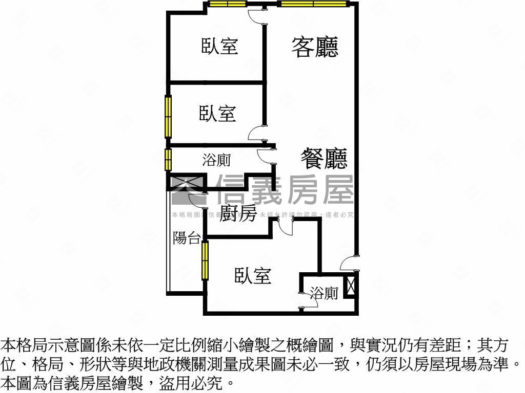 Ａ７君邑高樓邊間三房車位房屋室內格局與周邊環境