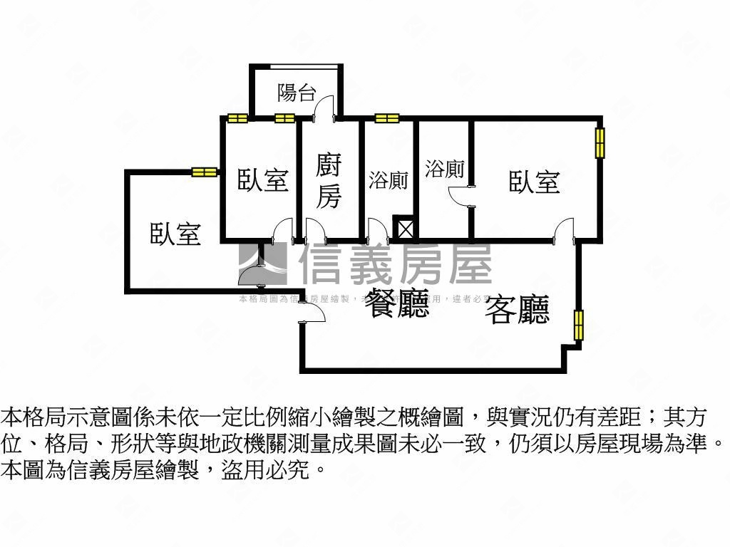 預售）新美齊河景次頂樓房屋室內格局與周邊環境