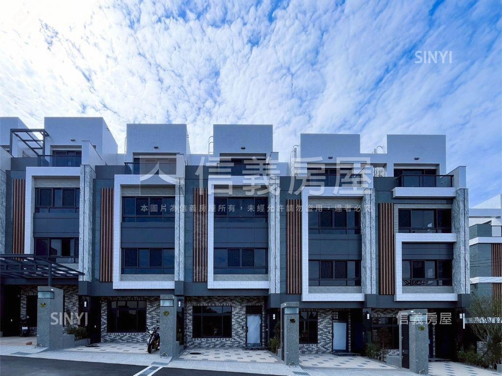 全新別墅前院停車房屋室內格局與周邊環境