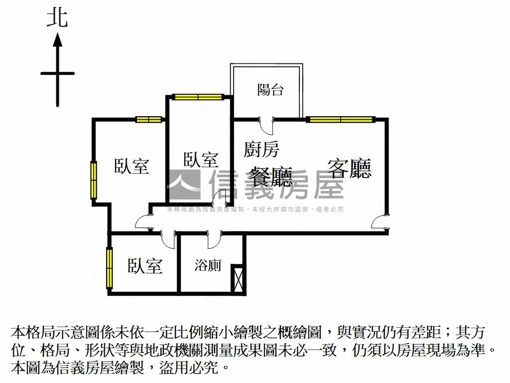 副都心全新交屋雙橡園三房房屋室內格局與周邊環境