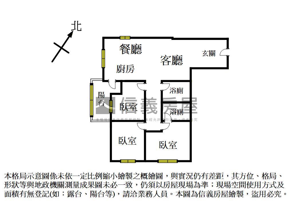 中高樓層心天地３房車位房屋室內格局與周邊環境