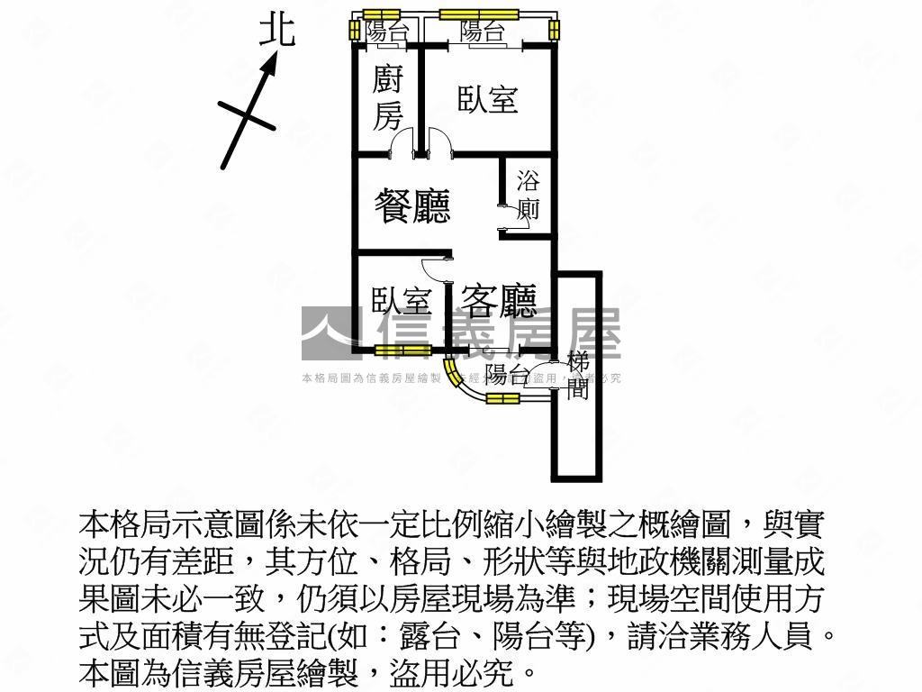 機能交通首選２房房屋室內格局與周邊環境