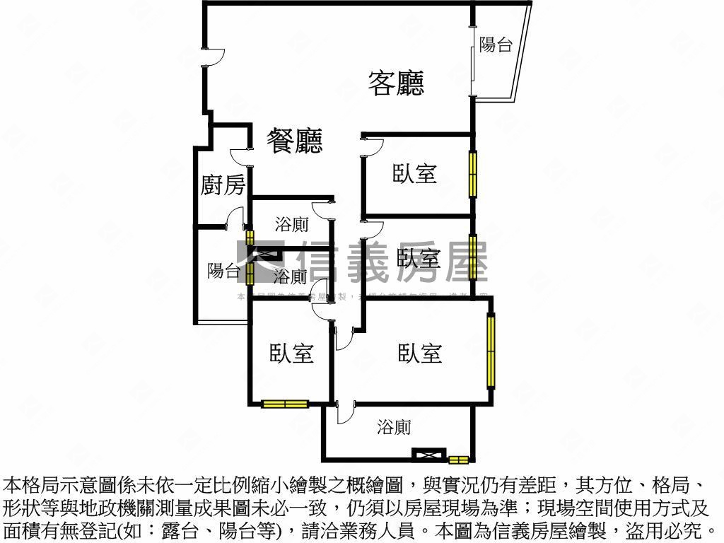 西門大院Ａ３高樓四房雙車房屋室內格局與周邊環境