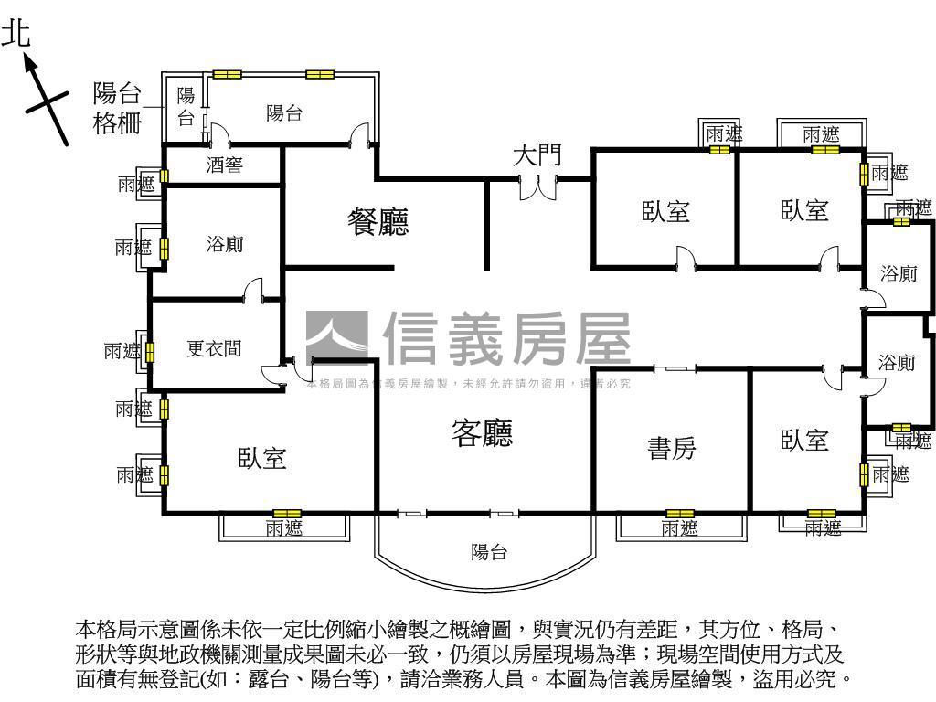 專任龍寶心臻邸５Ｂ房屋室內格局與周邊環境