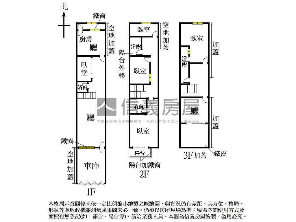 朝南面公園大地坪美透天房屋室內格局與周邊環境