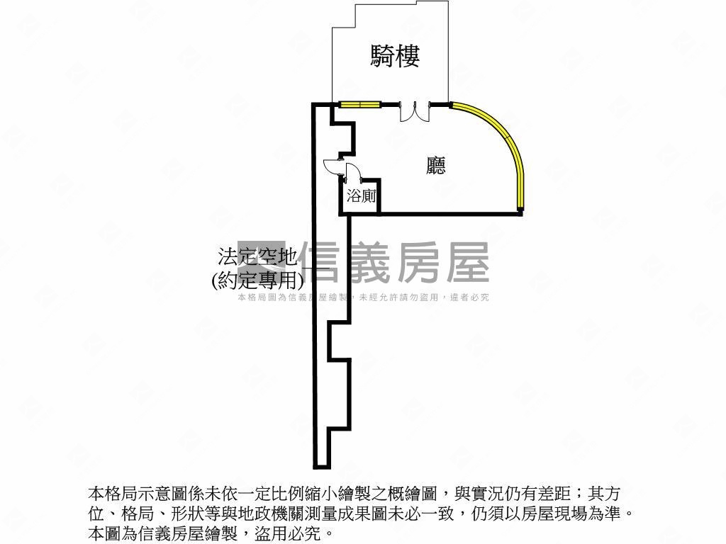 公園大院稀有店面房屋室內格局與周邊環境