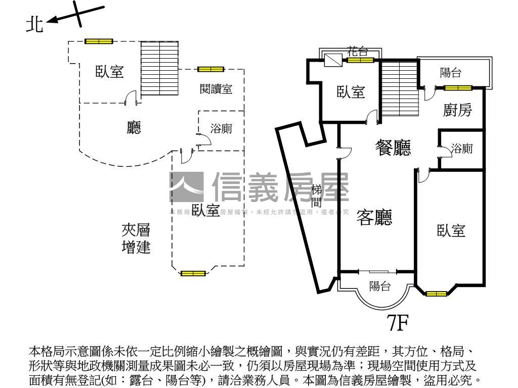 菓嶺山莊挑高美屋房屋室內格局與周邊環境