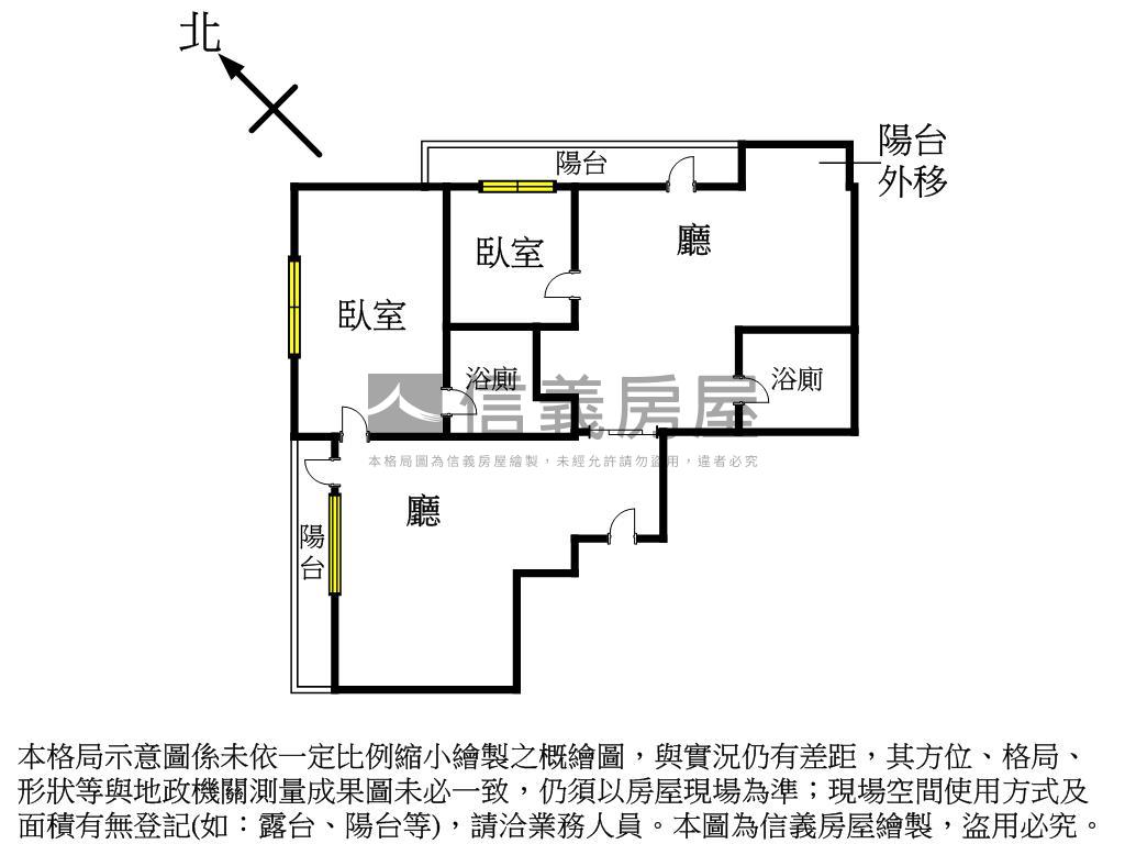 近信義安和裝潢美廈房屋室內格局與周邊環境