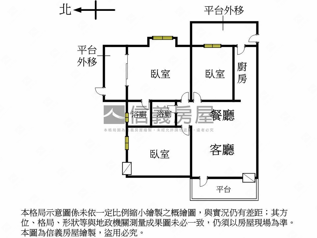 【南京天廈】溫馨三房美居房屋室內格局與周邊環境