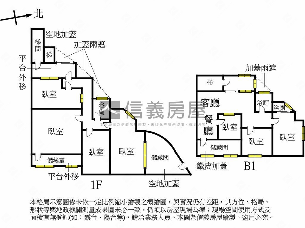 忠義街美寓一樓房屋室內格局與周邊環境