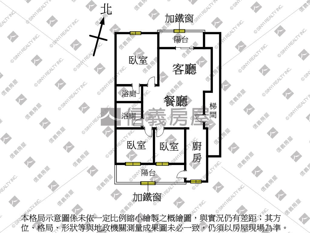 大學城·國泰格局經典三房房屋室內格局與周邊環境