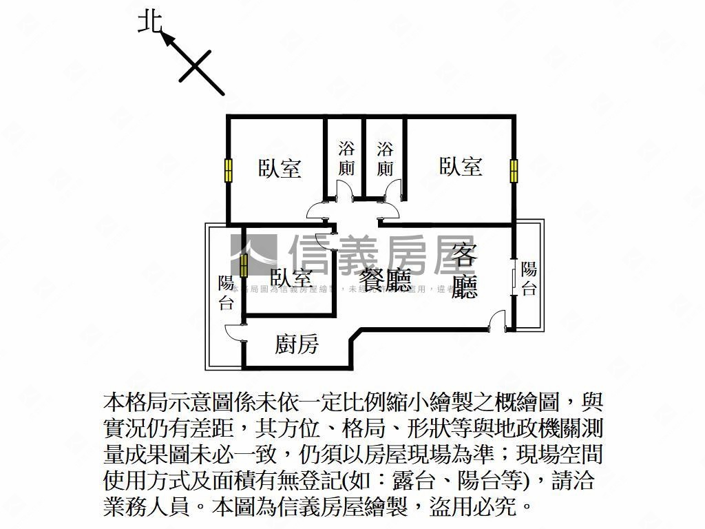 春福涵美築三房車位房屋室內格局與周邊環境