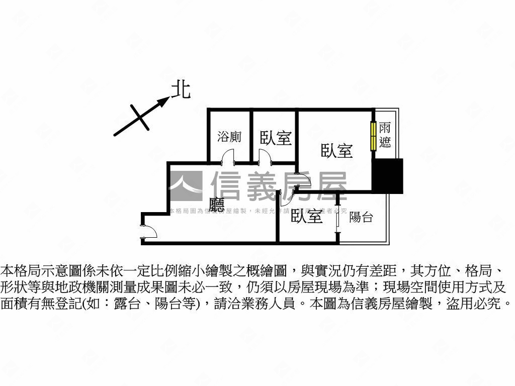 翱翔天空三房車位房屋室內格局與周邊環境