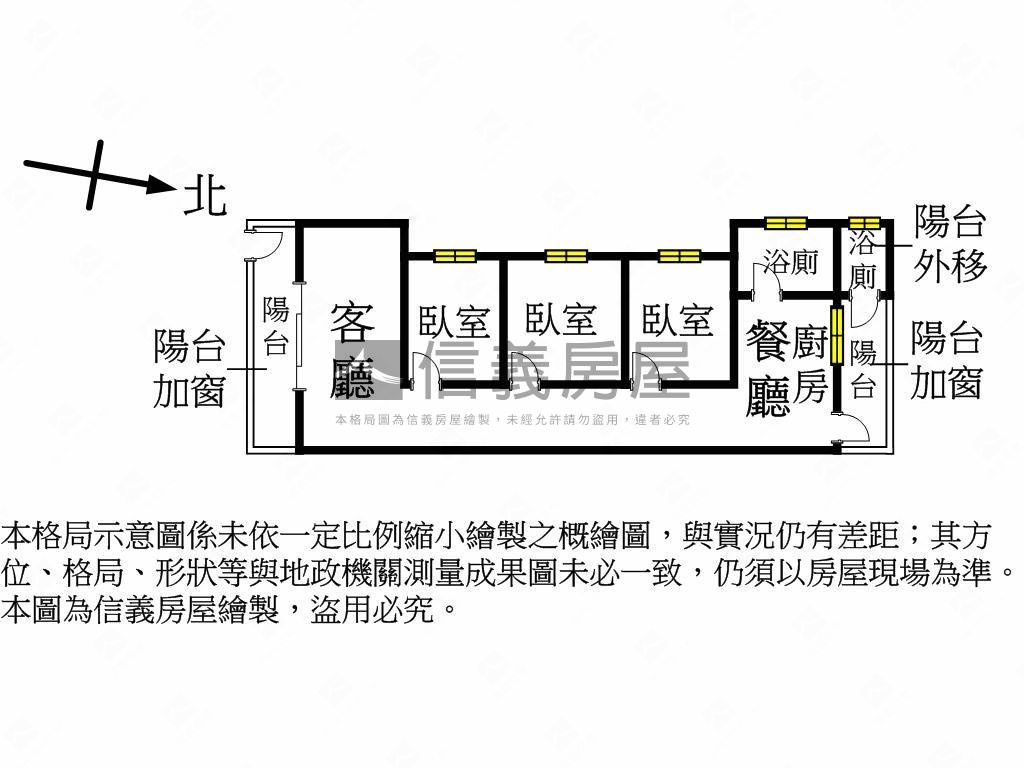 市中心幸福三房美寓房屋室內格局與周邊環境