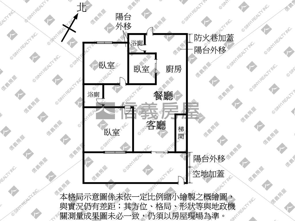 新接＊景新國小美壹樓房屋室內格局與周邊環境