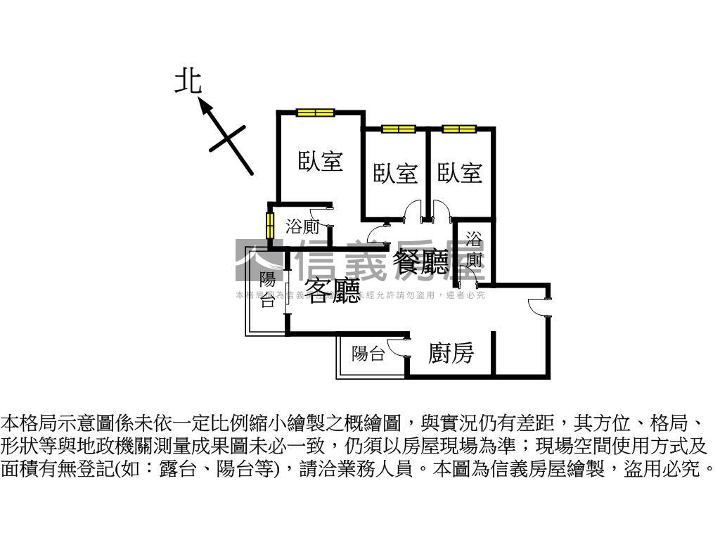幸福家家全新三房車位房屋室內格局與周邊環境