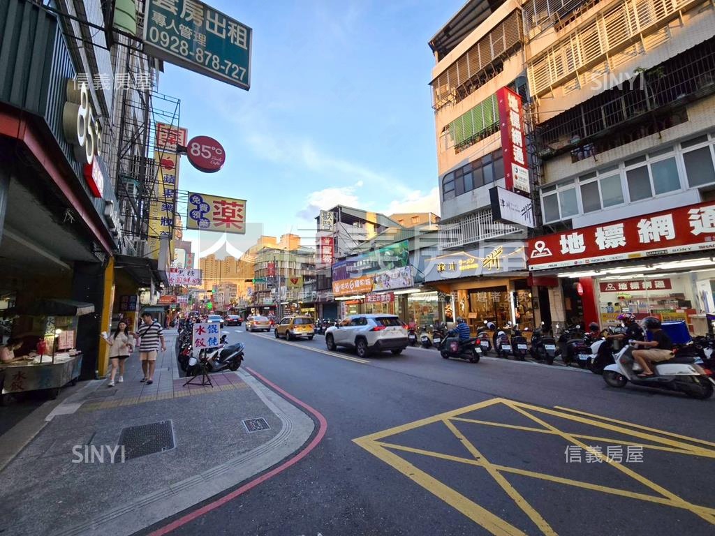 稀有面寬醒目三角窗雙店面房屋室內格局與周邊環境