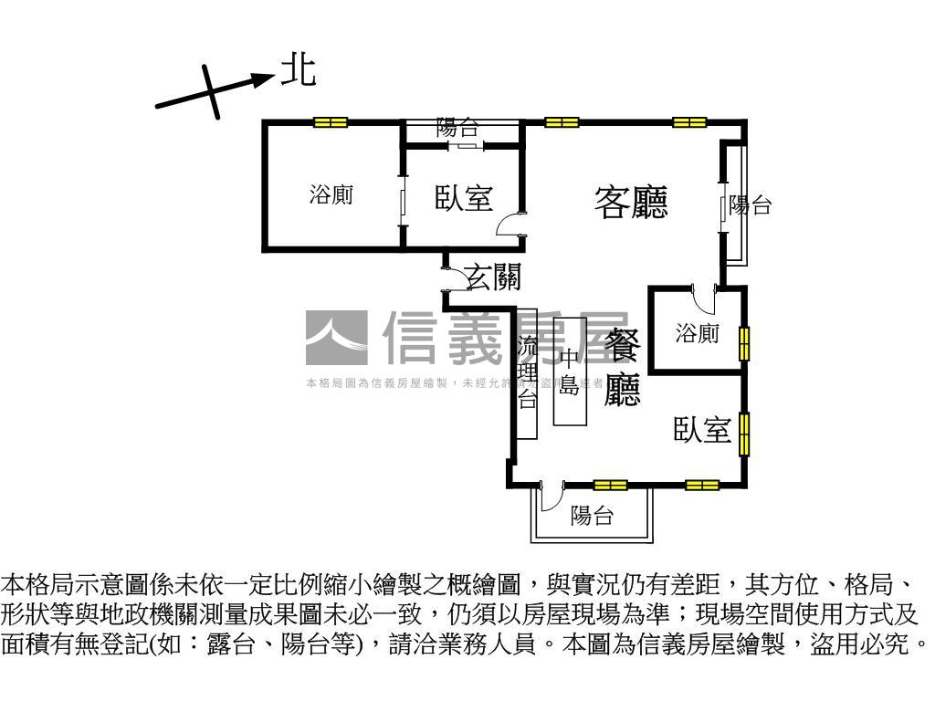 長野米蘭高樓美景Ⅱ房屋室內格局與周邊環境