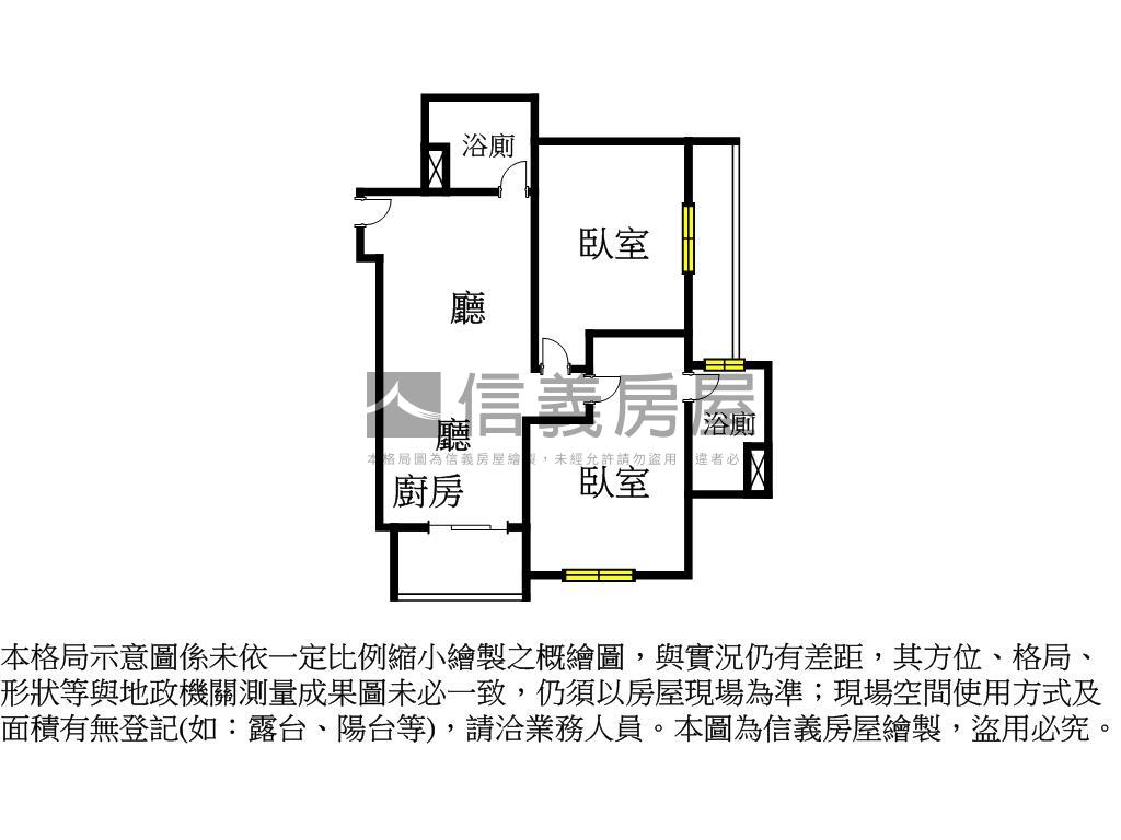 高第璞璞二期2房平車房屋室內格局與周邊環境
