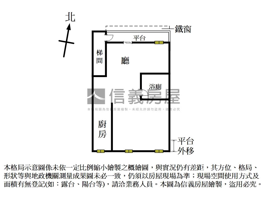 台藝大周圍公寓二樓房屋室內格局與周邊環境