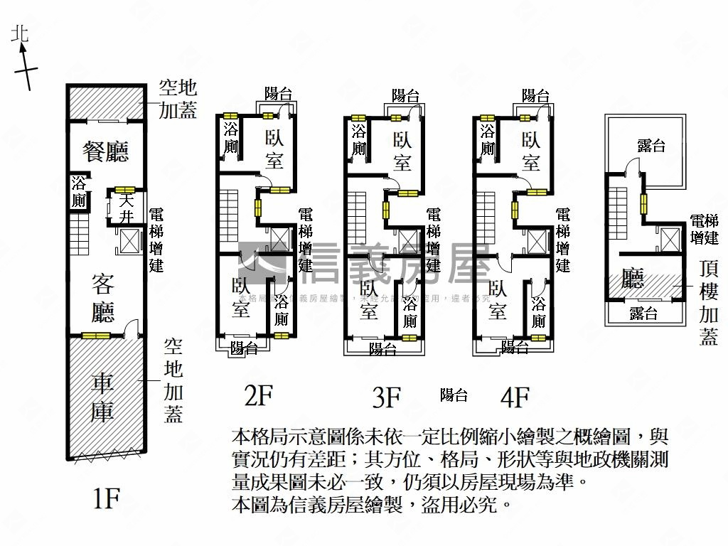 北區達觀全新六房雙車墅房屋室內格局與周邊環境