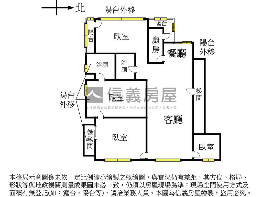 台大第一排電梯四房大空間房屋室內格局與周邊環境