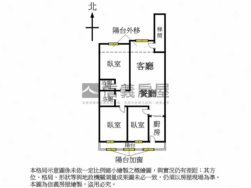 信義面公園溫馨美寓房屋室內格局與周邊環境
