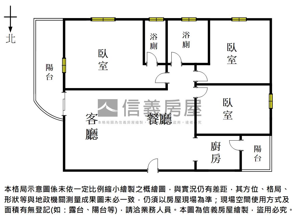 綠景花都｜成家大三房房屋室內格局與周邊環境