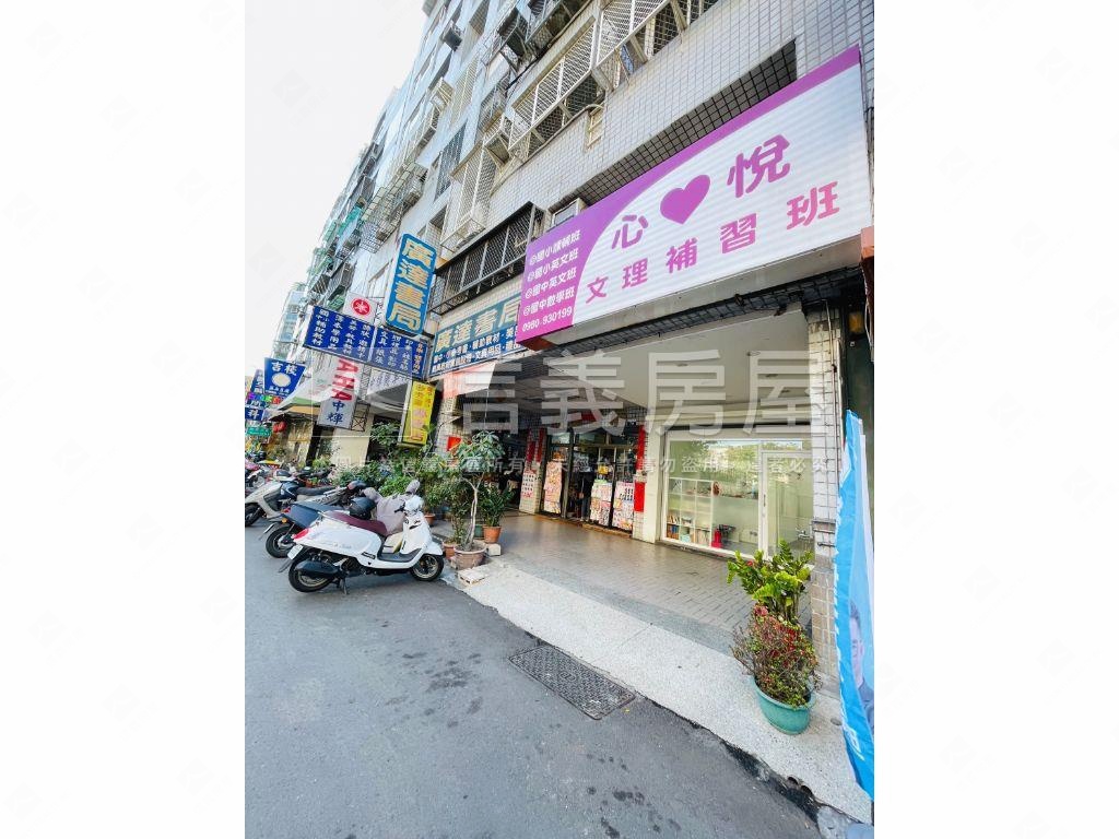 補習班收租店面１＋２樓房屋室內格局與周邊環境