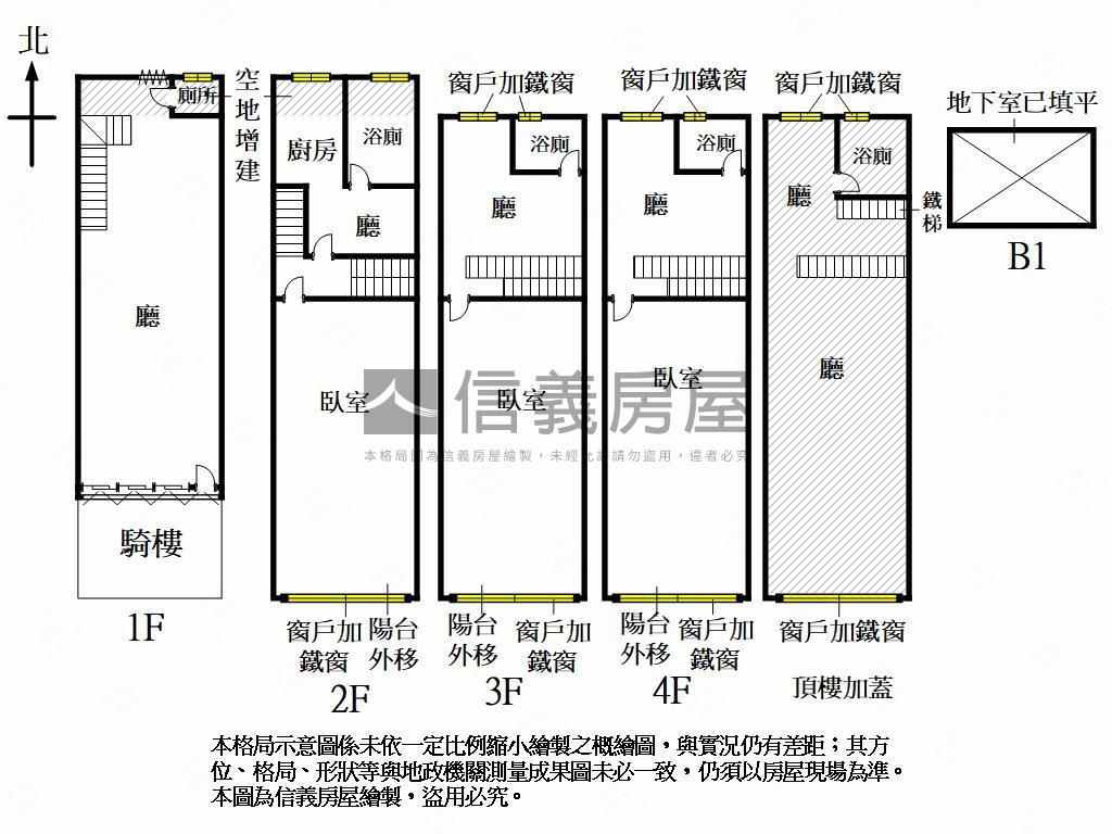 近高雄車站．河景騎樓透天房屋室內格局與周邊環境