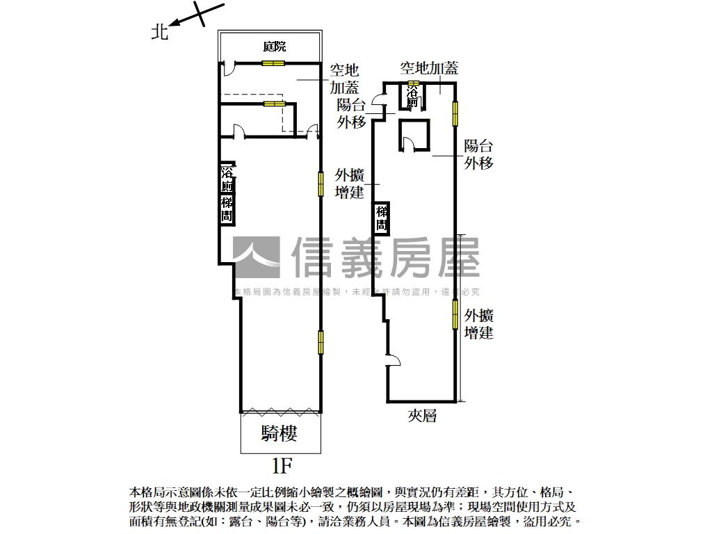 長榮路挑高金店面Ⅰ房屋室內格局與周邊環境